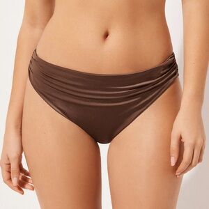 Calze Donia Swimsuit Bottoms Shiny Satin Size Small